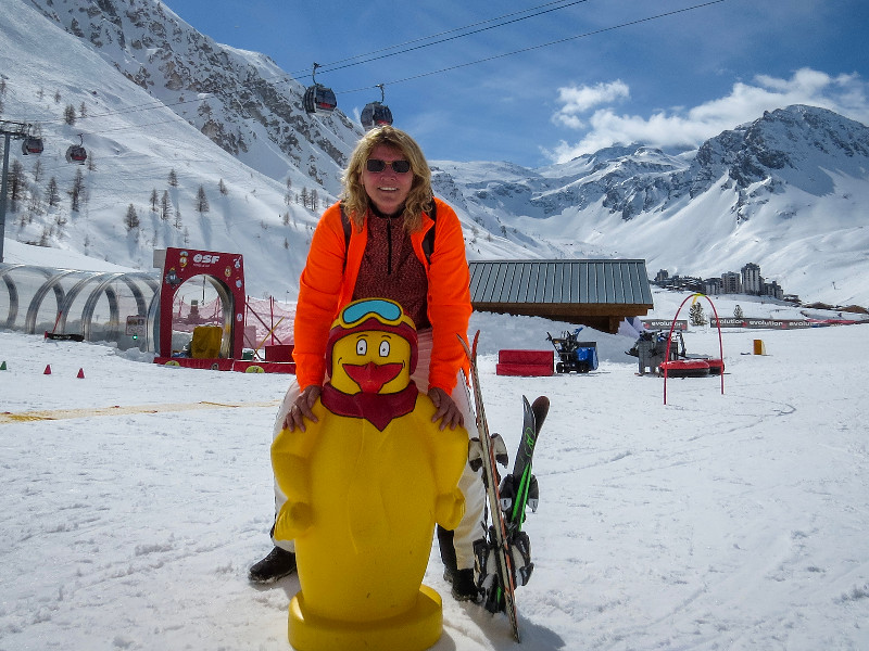 Sabine in Tignes